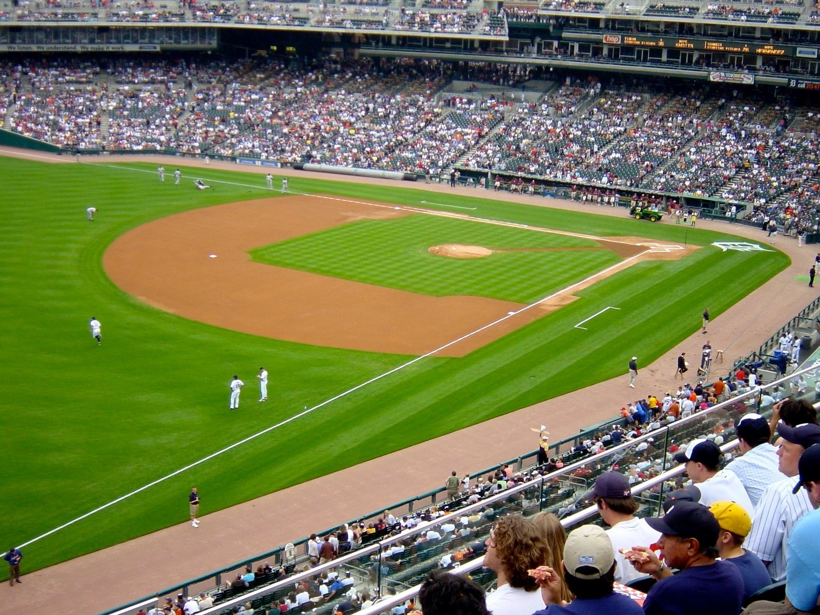 A Ballgame and Fireworks, July 2004