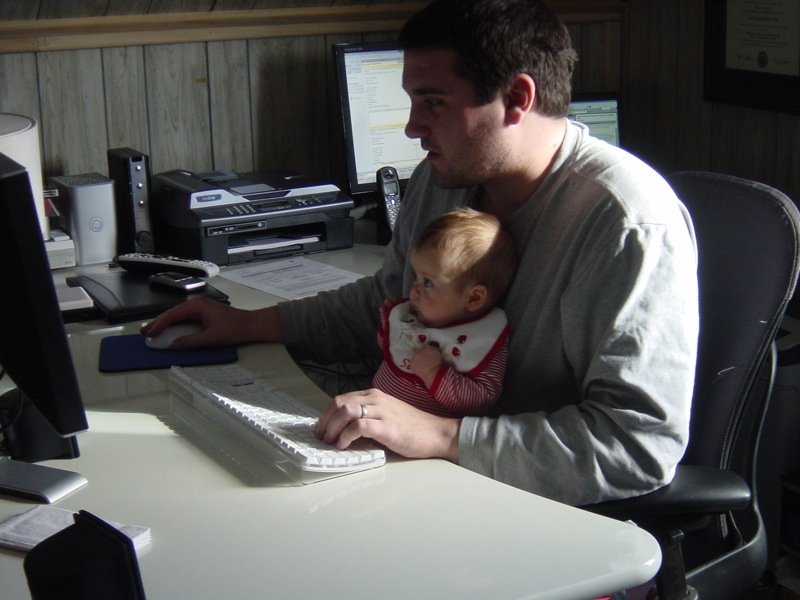 Working From Home with a New Baby, 2007